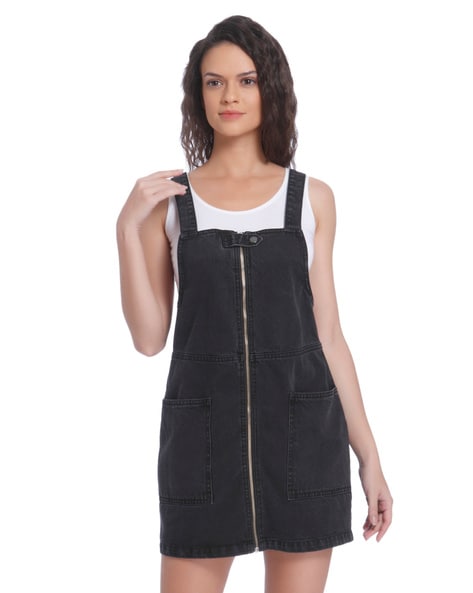 Zip dungaree outlet dress