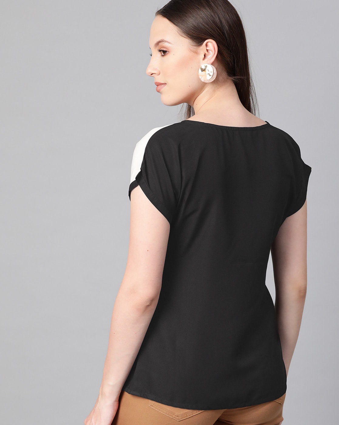 Buy Black Tops for Women by Ives Online