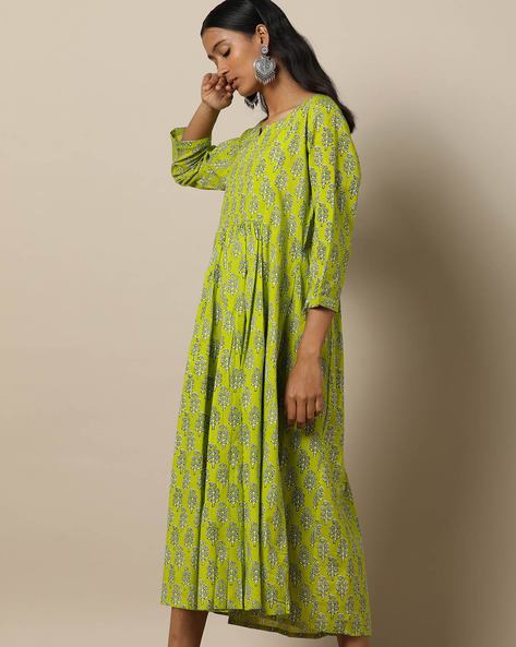 Buy Lime Green Dresses &amp; Gowns for Women by Seasons Online | Ajio.com