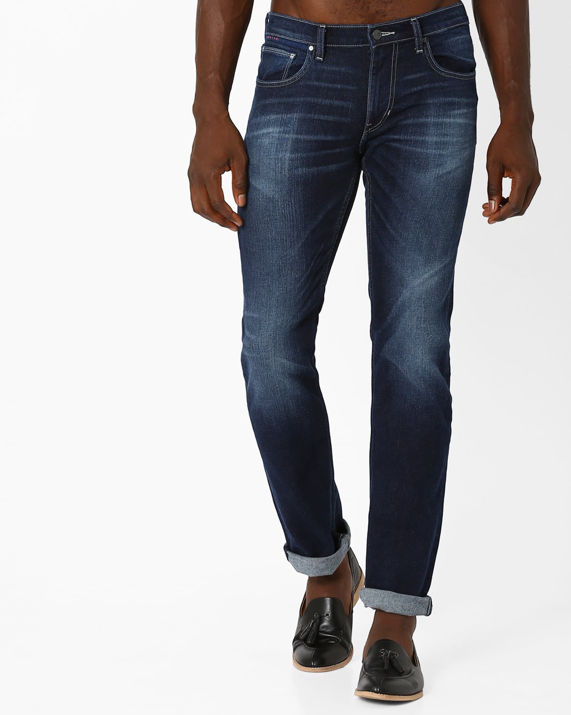 tailored fit jeans