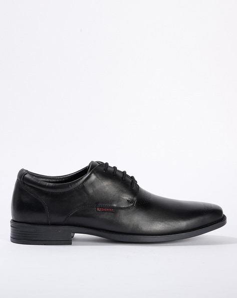 red chief black derby shoes