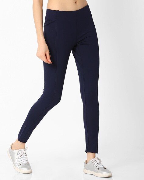 Buy Blue Trousers & Pants for Women by Fig Online