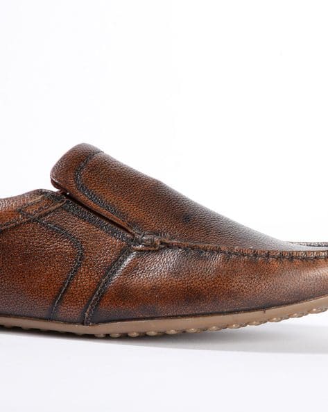 Leather Formal Slip-On Shoes (Image - 3)