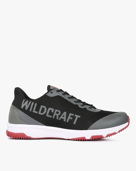 Wildcraft Textured Lace-Up Casual Shoes