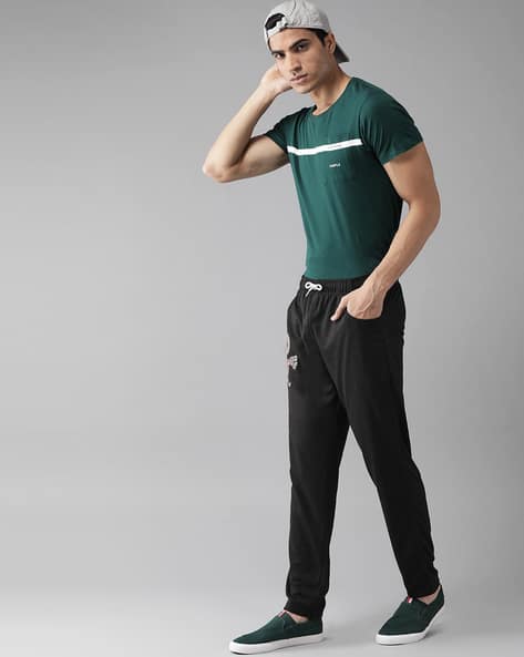 Buy Black Track Pants for Men by 