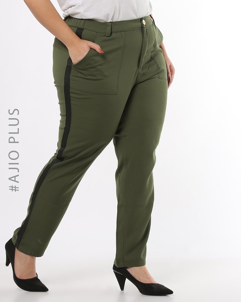 Buy Mint Green Pants for Women by Juniper Online | Ajio.com