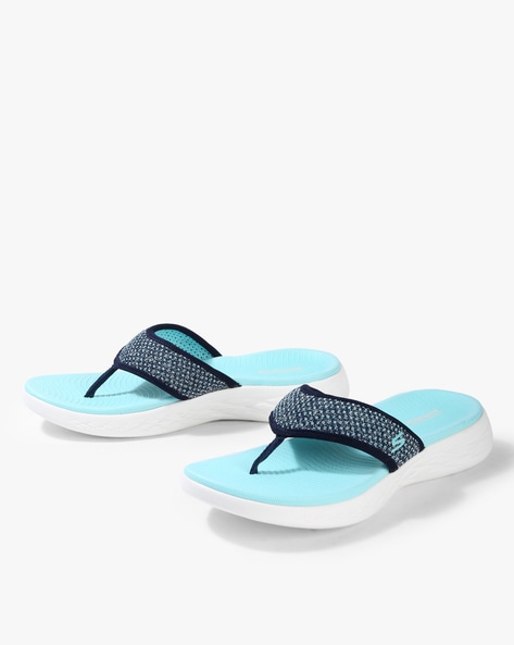 Skechers On-The-Go 600-Glossy Thong-Strap Flip-Flops