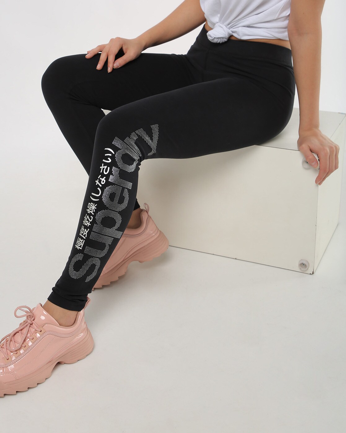Buy Black Leggings for Women by SUPERDRY Online