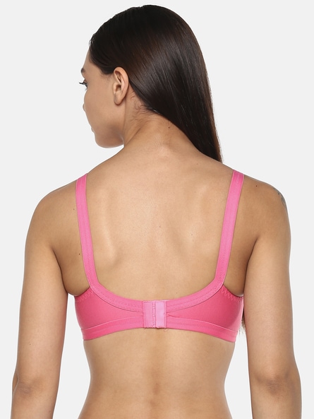 Buy Leading Lady Double Layered Wirefree Super Support Bra - Baby Pink at  Rs.499 online