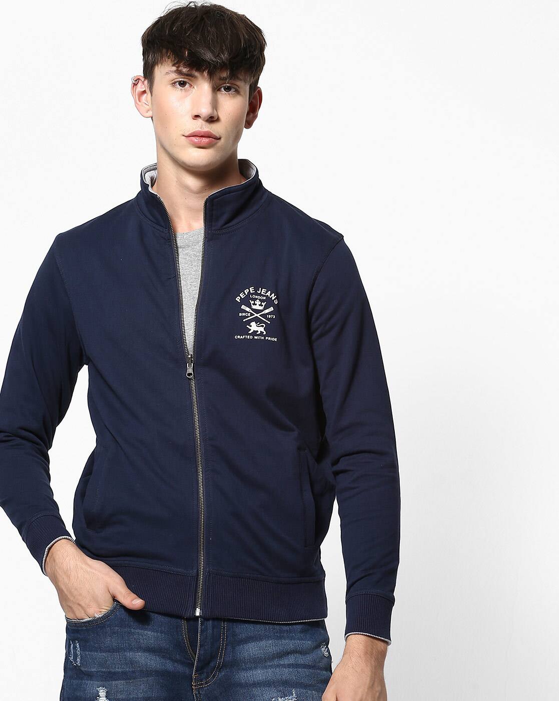 pepe jeans reversible jacket