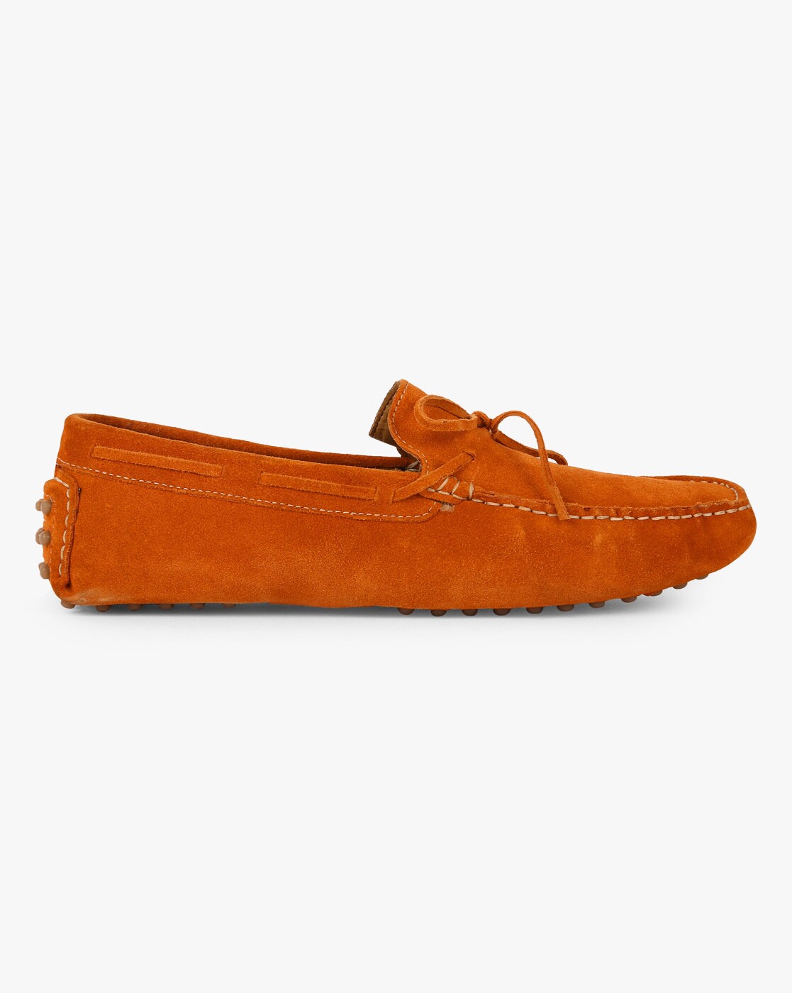 Mens orange sale suede loafers