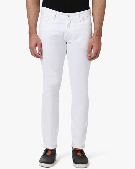 armani white jeans