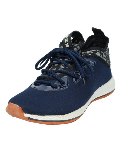 solid navy tennis shoes