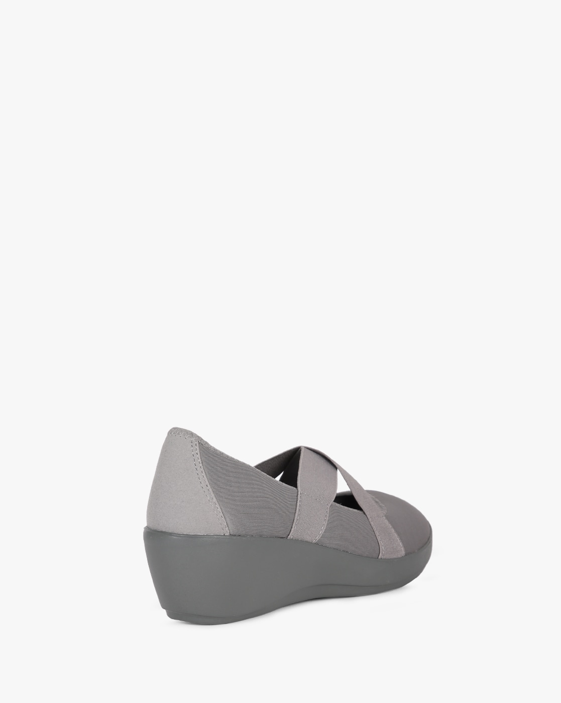 Grey Heeled Shoes for Women by CROCS 