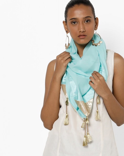 Scarf with Tassels Price in India