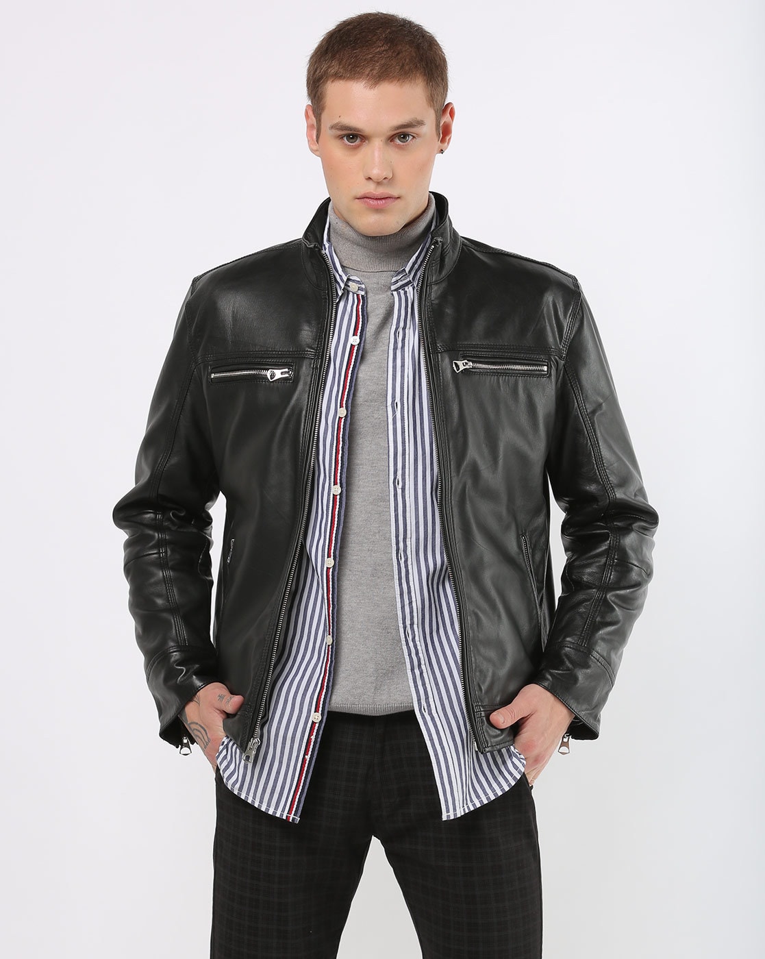 Julius | Jackets & Coats | Julius Leather Jacket Mens 2 Sphere Paneled Biker  | Poshmark
