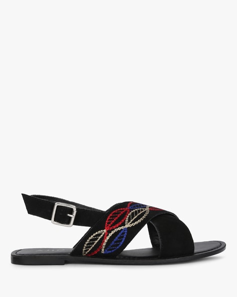 Flat criss cross discount sandals