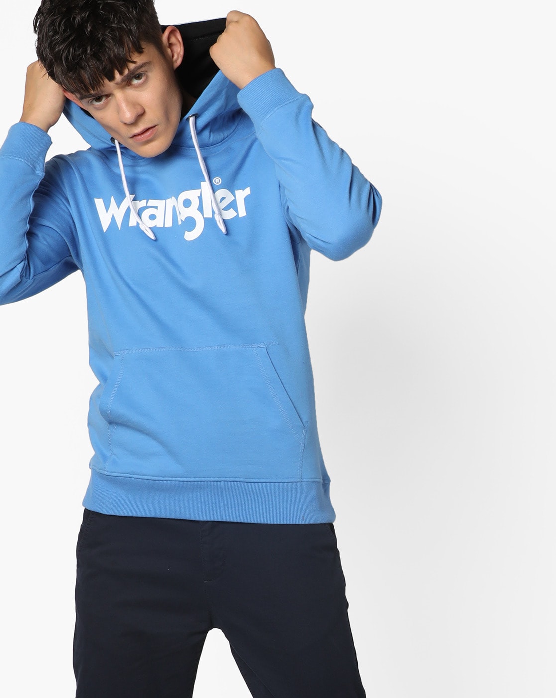 Buy Blue Sweatshirt & Hoodies for Men by WRANGLER Online 