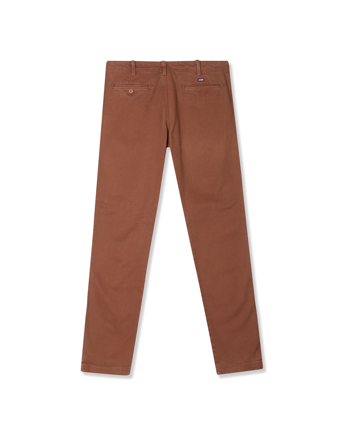 Buy Arrow Sports Brown Chrysler Slim Fit Self Print Trousers Online