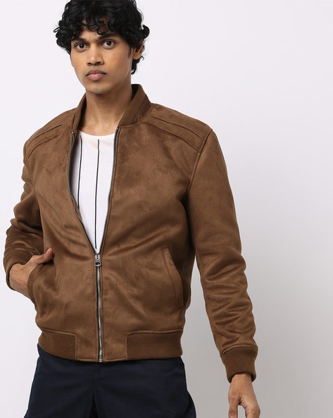 Buy Brown Jackets & Coats for Men by Fort Collins Online | Ajio.com