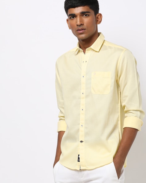 Buy Yellow Shirts for Men by NETPLAY Online