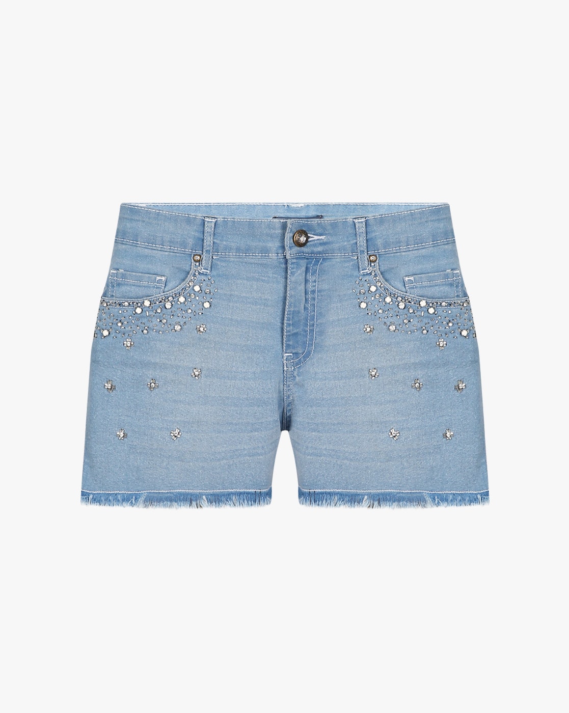 SHIMMER & SHINE EMBELLISHED DENIM BERMUDA SHORTS *S-XL!* – Shop Alora Eden