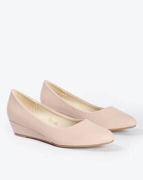 wedge heel court shoes