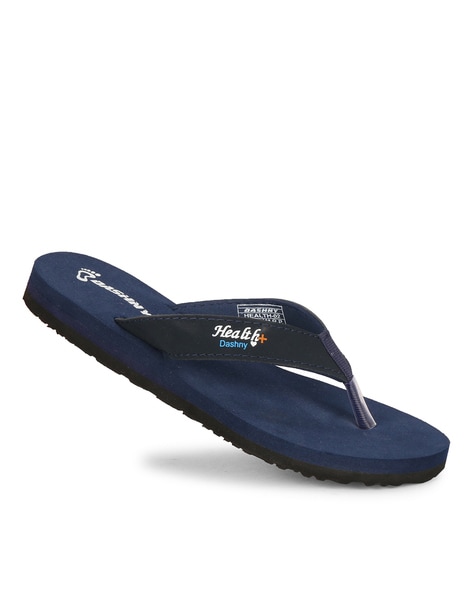 navy blue flip flops womens