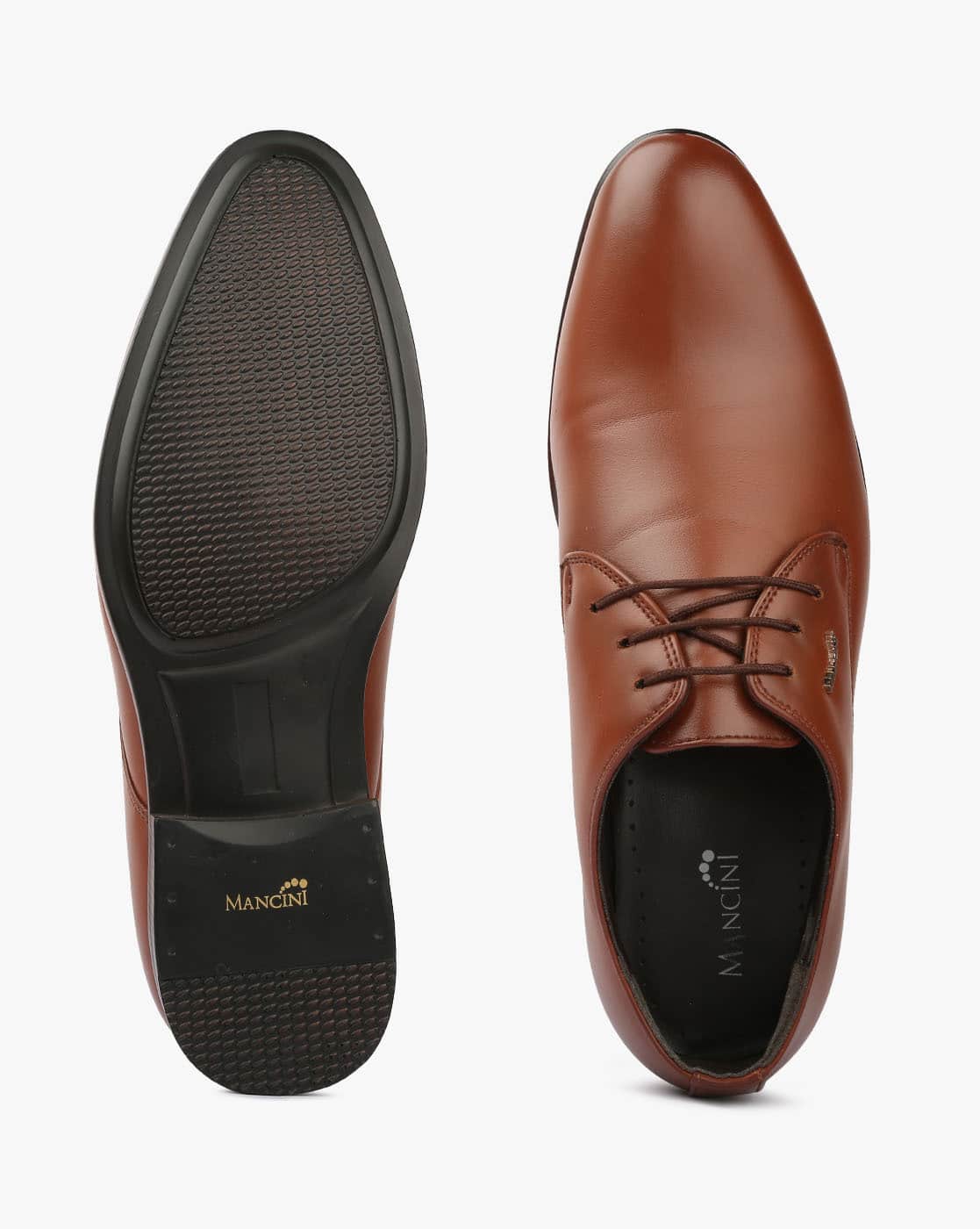 Buy Brown Formal Shoes for Men by MANCINI Online
