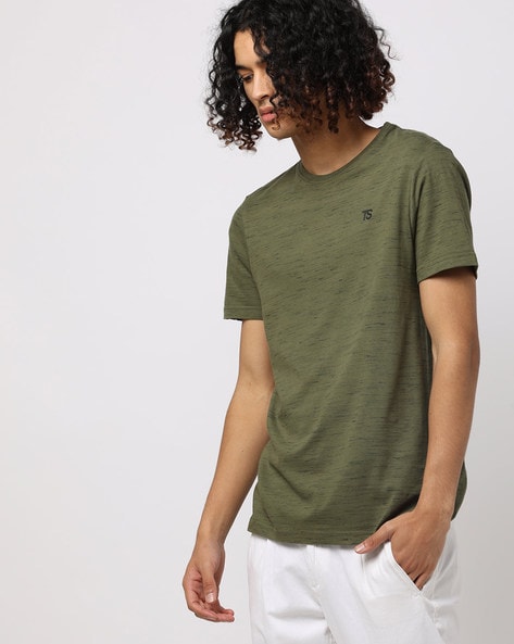 Buy Olive Green Tshirts for Men by Teamspirit Online | Ajio.com