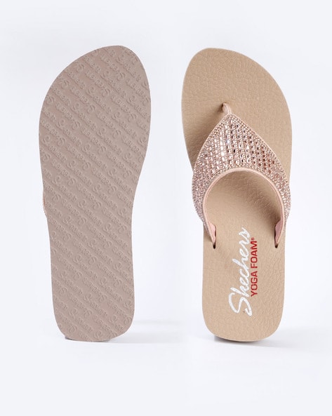 Buy Rose Gold Heeled Sandals for Women by Skechers Online