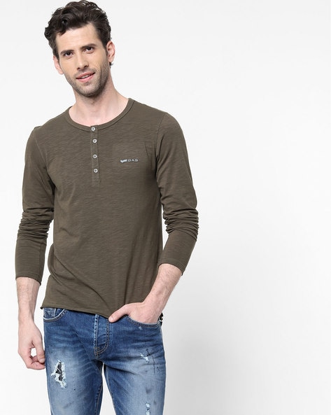 Buy Maroon Tshirts for Men GAS Online Ajio.com