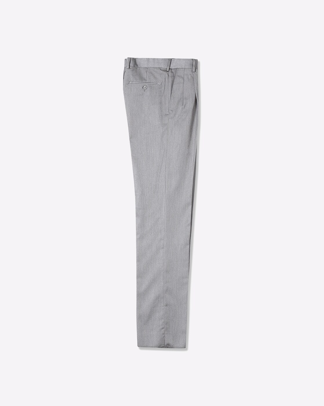 Double Pleated Cotton Trousers Taupe – BENEVENTO