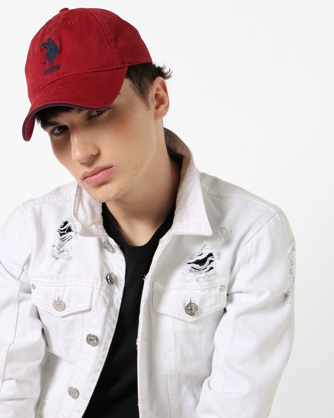 Maroon best sale polo cap