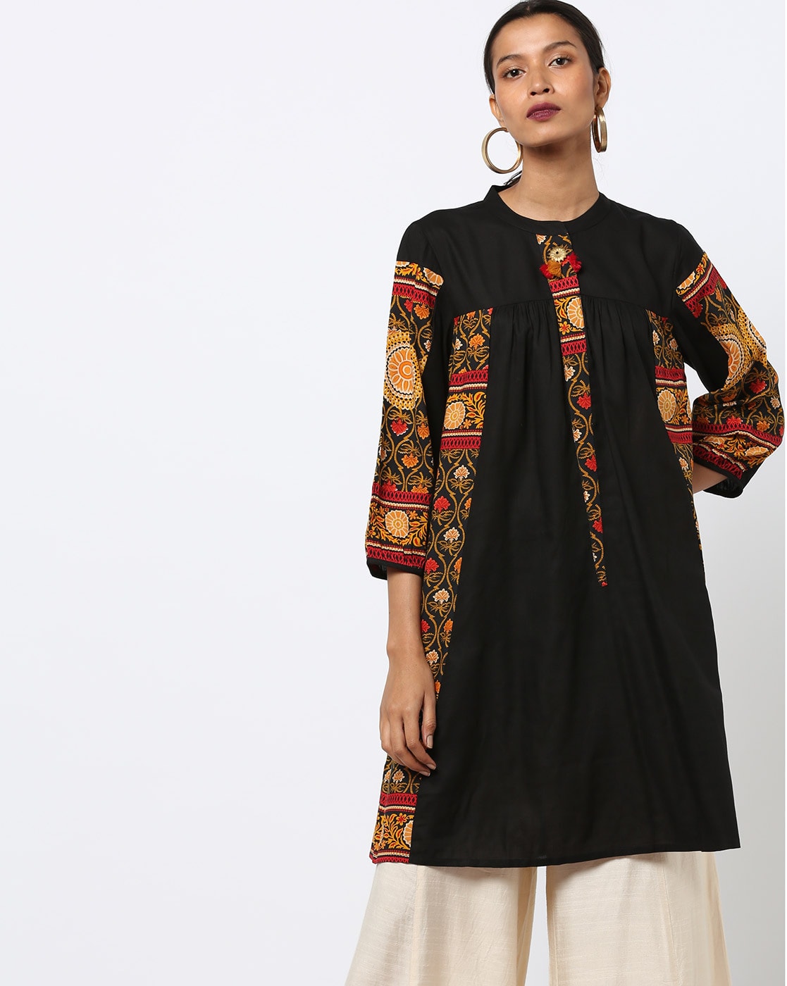 rain and rainbow kurti