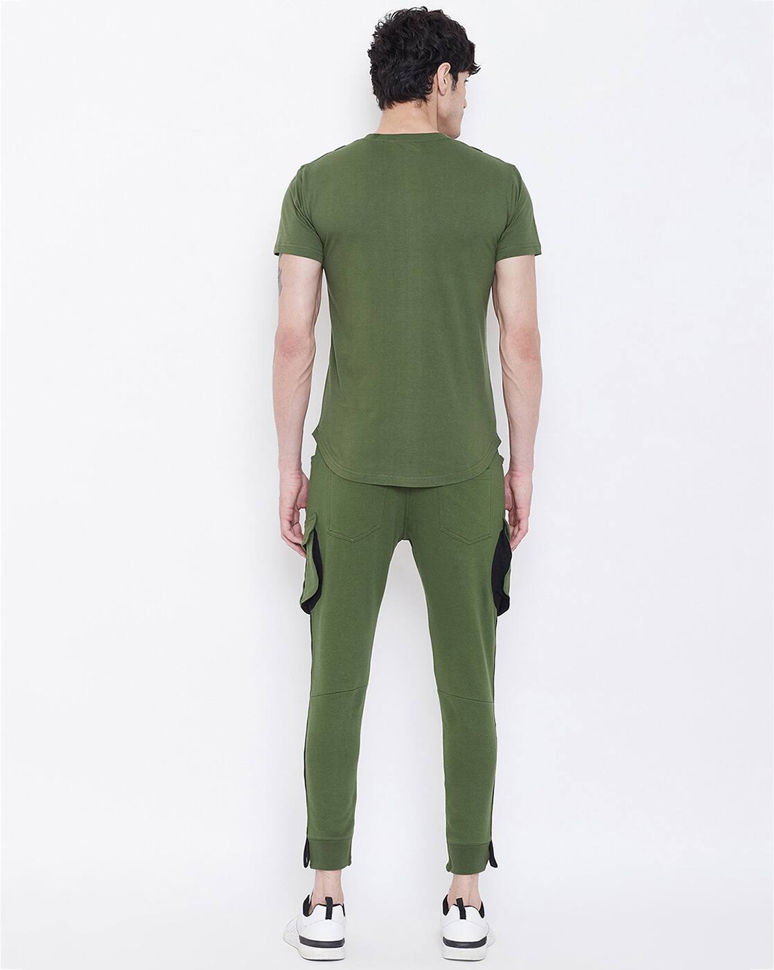 green tracksuits