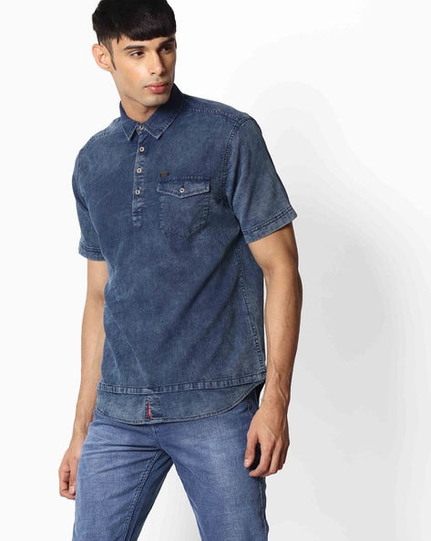 Buy Black Shirts for Men by SUPERDRY Online | Ajio.com