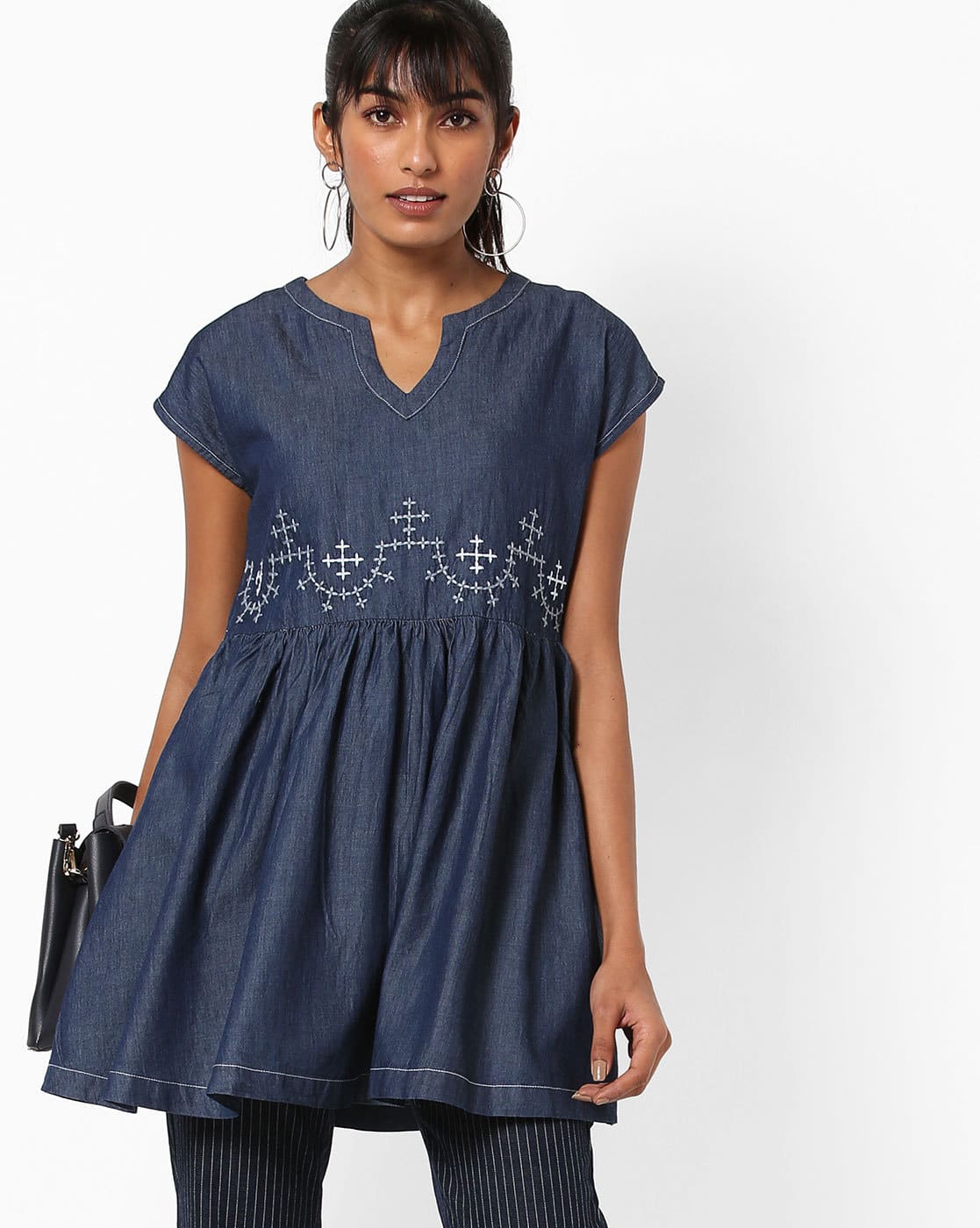 denim tunic womens