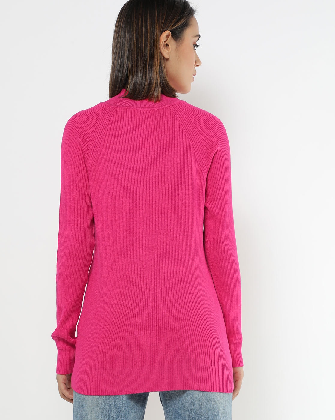 Buy Pink Sweaters & Cardigans for Women by DNMX Online