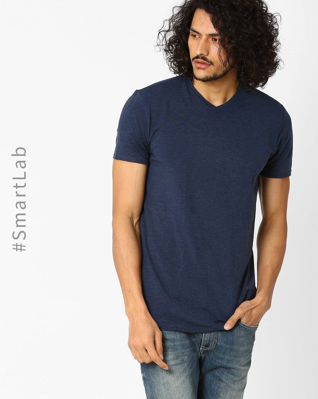 Buy Midnight Blue Tshirts For Men By Point Zero Online Ajio Com