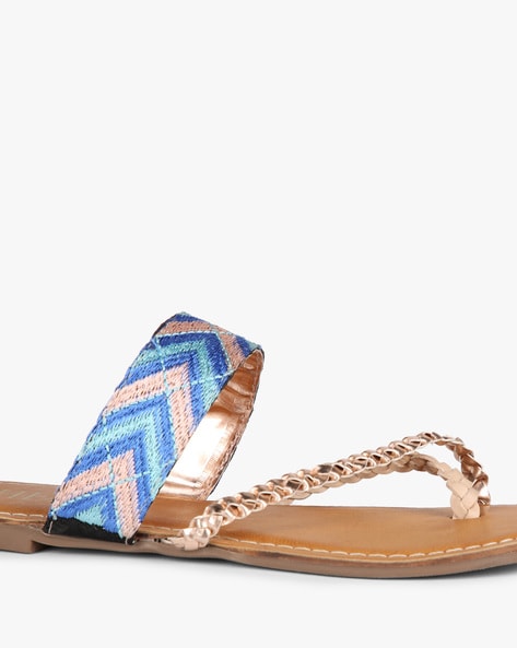 Buy Nude Flat Sandals for Women by THEEA Online Ajio