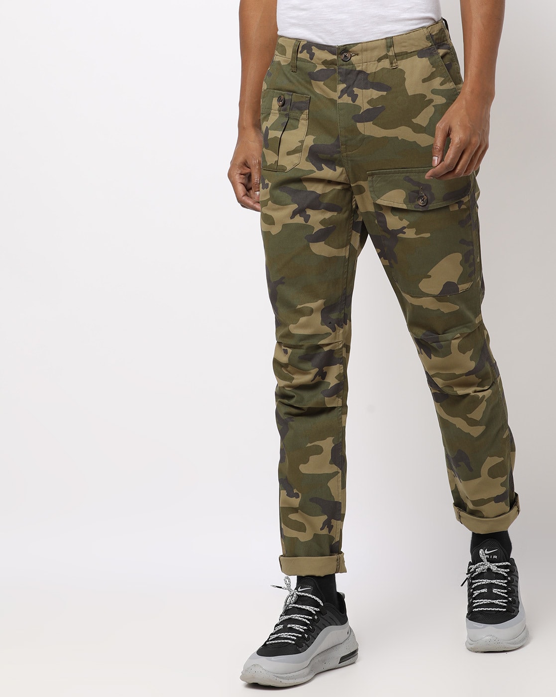 military color track pants