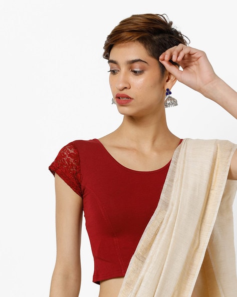 Buy Maroon Blouses for Women by SALWAR STUDIO Online