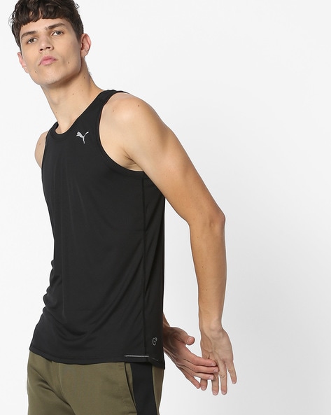 puma sleeveless t shirt india