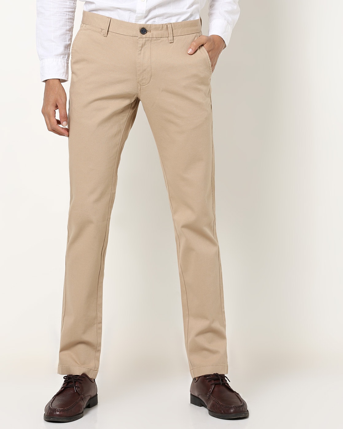 mens long rise khaki pants