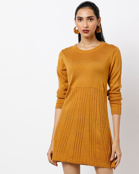 Sweater Panelled Dress