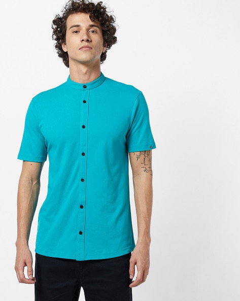 Buy Green Shirts For Men By Hubberholme Online Ajio Com