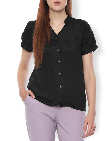 Black Shirts for Women by VAN HEUSEN 