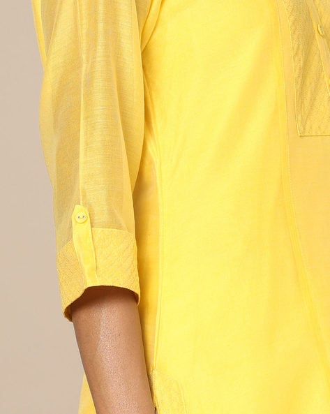 Buy Yellow Shirts, Tops & Tunic for Women by SWADESH Online