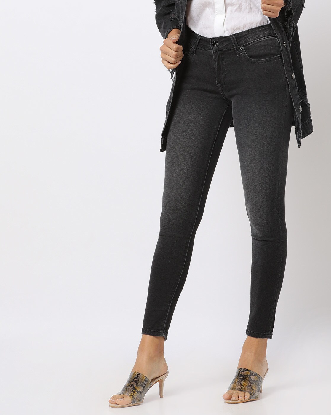 loose fit black jeans womens